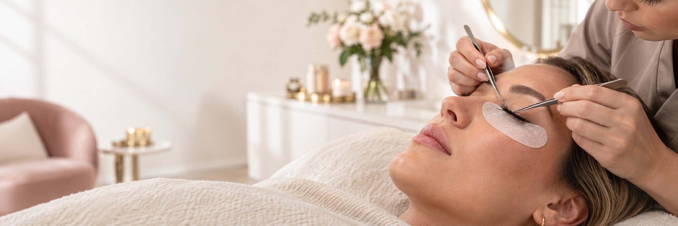 Professionell fransförlängning hos Beautylounge Stockholm