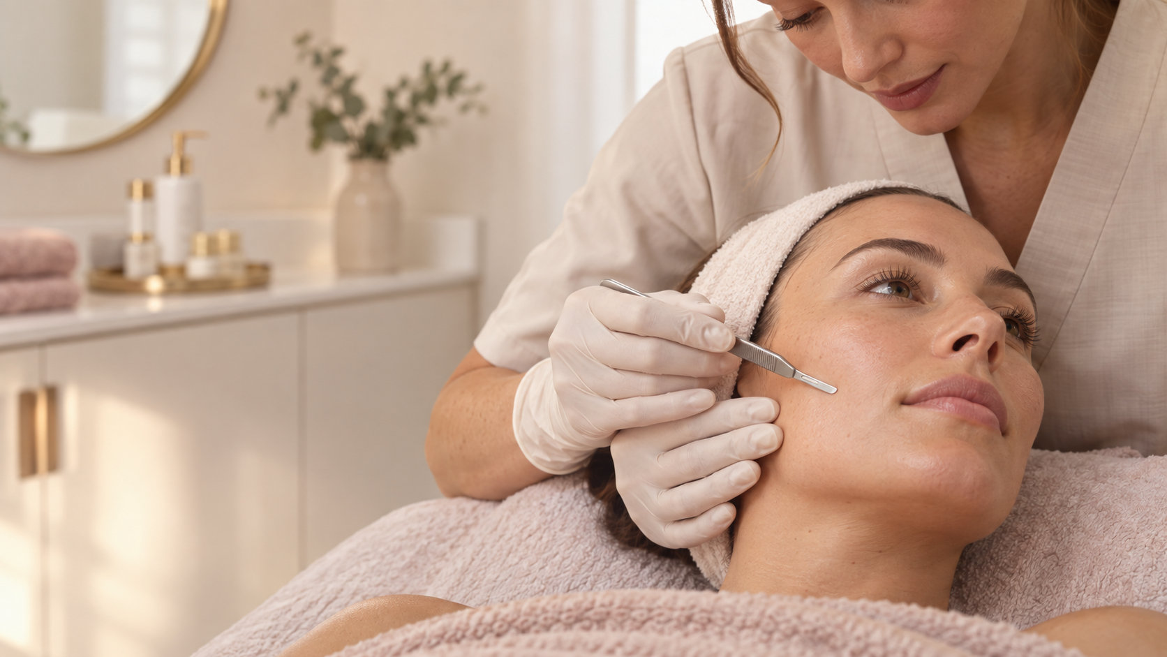 Dermaplaning för slätare hud hos Beautylounge Stockholm